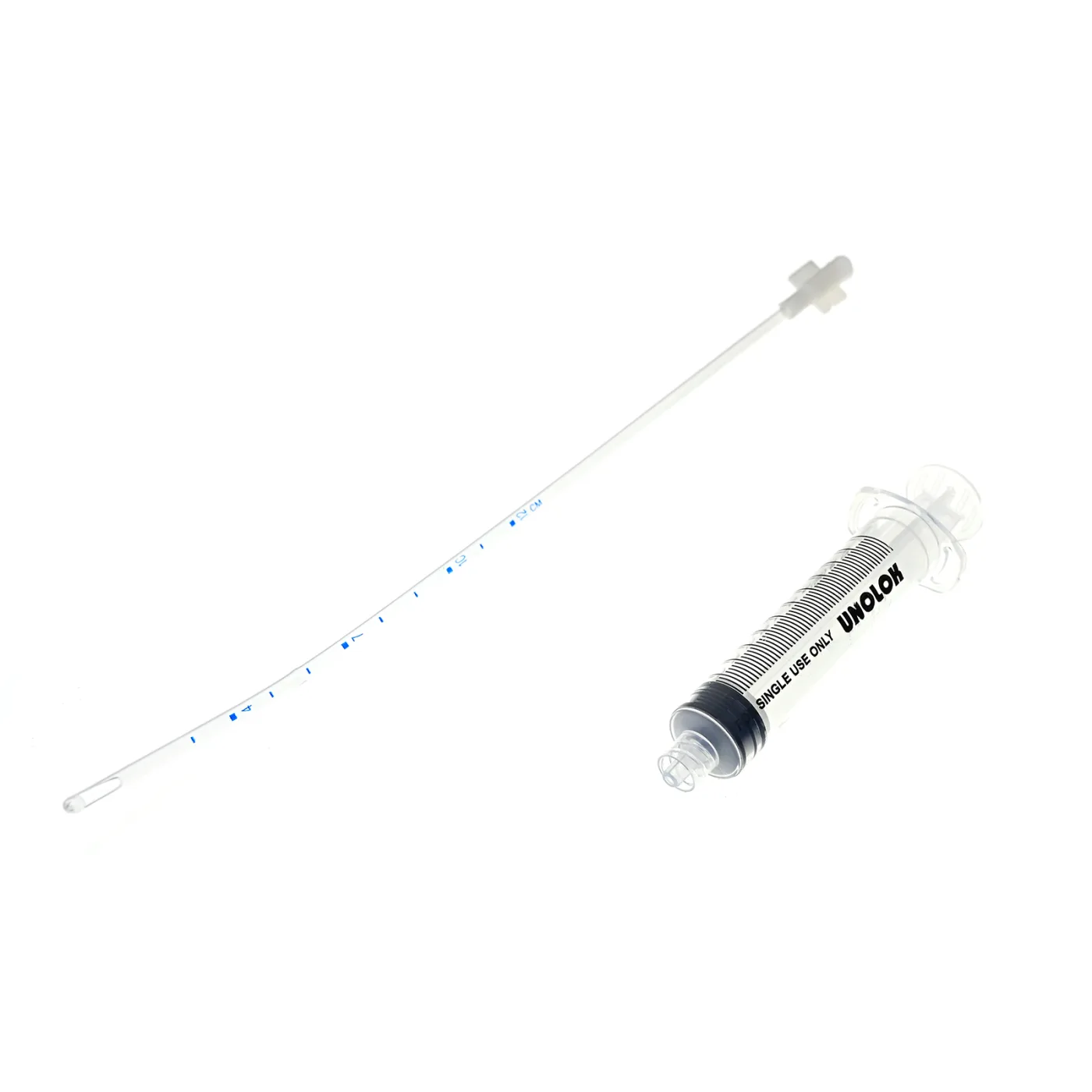 Endometrial Biopsy Curette With Syringe (Eze-Curette Type Sampler)